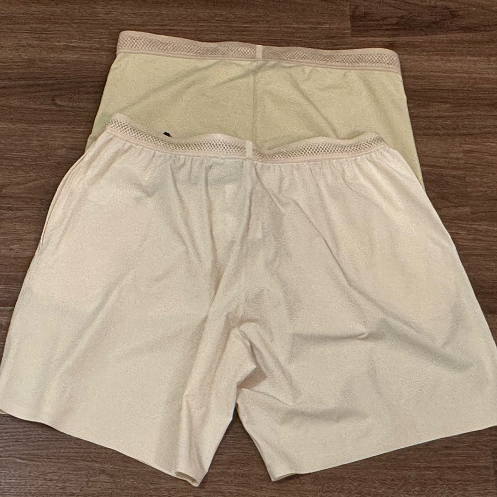 Nike x MMW 2-in-1 Matthew M. Williams Vanilla Cream Microfiber Shorts